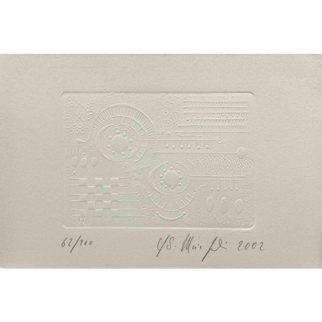 Fausto Maria Franchi, Abstract Composition, Etching, 2002 For Sale