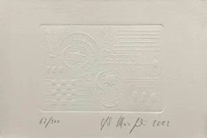 Fausto Maria Franchi, Abstract Composition, Etching, 2002