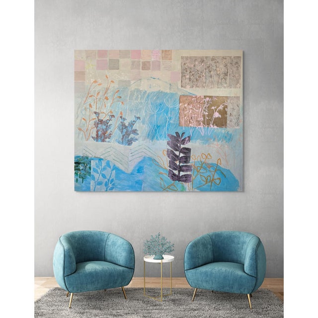 Mountain Grown Organic Modern Acrylic Painting For Sale In Aspen - Image 6 of 6