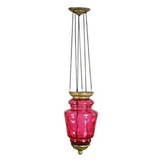 Antique Hanging Candle Lantern For Sale