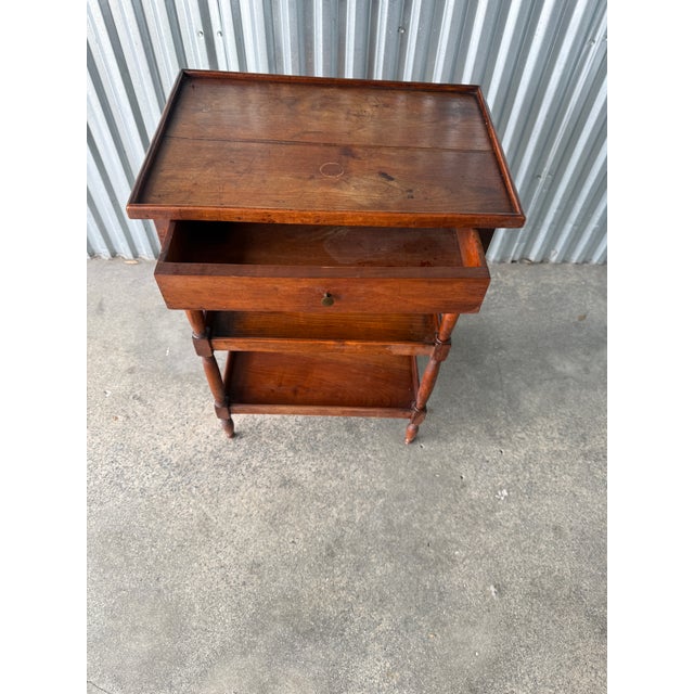 French Country 19th C French Rafraichissor Side Table For Sale - Image 3 of 11
