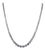 Platinum Graduated Diamond Necklace 5.00ct 26.9g For Sale