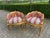 Wood 1970s French Louis XVI 3 Pieces Gold Beech Sofa Set in Damask For Sale - Image 7 of 12