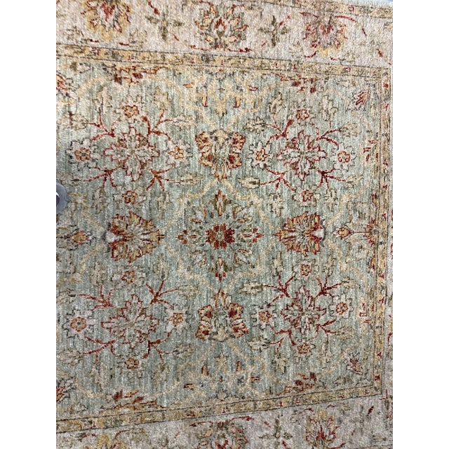 Gold 4ft 11in × 5ft 3in Afghan Pakistani Chechen-Style Tribal Rug For Sale - Image 8 of 12