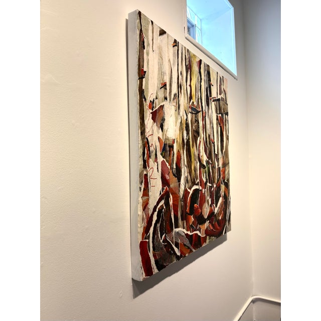 Abstract Contemporary Abstract Collage by Kuna Na For Sale - Image 3 of 3