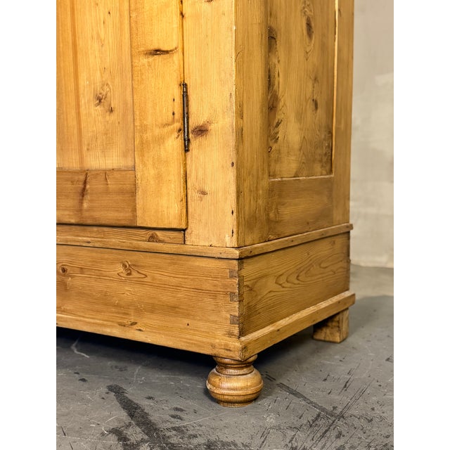 Brown Dutch Knockdown Pine Wardrobe | Circa 1880 For Sale - Image 8 of 18