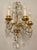 French-Style Wall Lamps with Cut Crystals, 1930s, Set of 2 For Sale - Image 9 of 14
