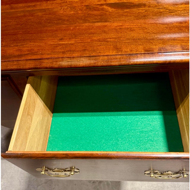 Mid 20th Century Cresent Manufacturing Co. Queen Anne Sideboard For Sale - Image 10 of 12