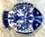 Early 20th Century Early 20th Century Meiji Period Signed Fukagawa Blue & White Fish 'Flounder' Plate For Sale - Image 5 of 13