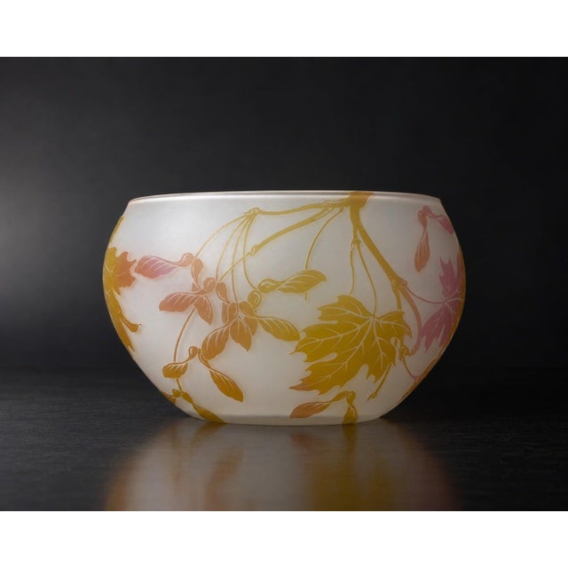 Art Nouveau Overlay Glass Vase from Max Köck, 1910 For Sale - Image 9 of 9