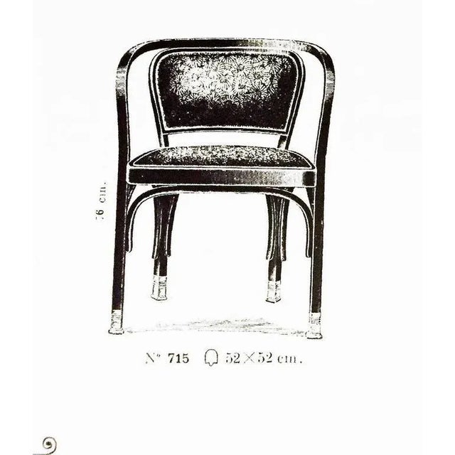 Antique Model 715 Chair by Gustav Siegel for Kohn For Sale - Image 10 of 11