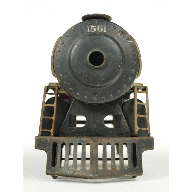 1920s Steelcraft Erie 1501 Sit N Ride Train Toy For Sale - Image 4 of 12