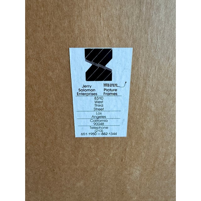 Sam Francis 1977 Louisiana Museum Exhibition Poster Custom Acrylic Box Frame Jerry Solomon Munn Denmark For Sale - Image 10 of 18