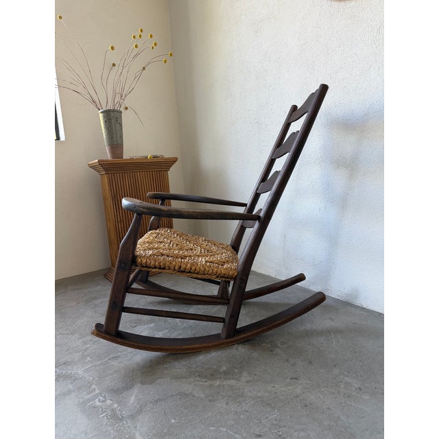 Antique French Rocking Chair, 1900s For Sale - Image 12 of 18