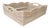 Artifacts Rattan Scallop Collection Rectangular Storage Basket in White Wash - 20" For Sale