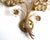 Mid-Century Modern Vintage Brass Lead Crystal Wall Lamps from Palwa, 1960s, Set of 2 For Sale - Image 3 of 12