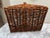 Vintage Natural Wood Decor & Storage Basket Tray For Sale - Image 4 of 8