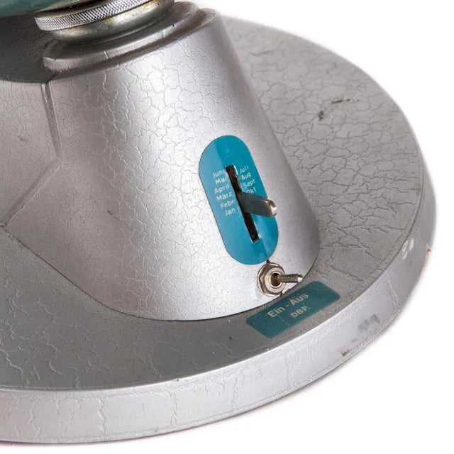 This illuminated world globe is a faithful depiction of the Earth, with axial tilt and precise map of the globe. Frame and...