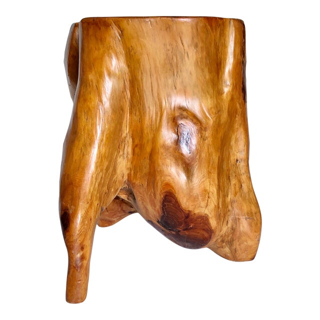 Cypress Knee Stump Sculptural Stool Chairish
