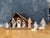 Traditional Vintage Goebel Nativity Set – 9 Ceramic Figures + Wooden Stable – Hand-Painted West Germany – Hx Series, 1960s–1970s For Sale - Image 3 of 12