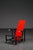 Red Blue Chair by Gerrit Thomas Rietveld, 1968 For Sale - Image 3 of 3