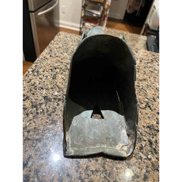 Antique and heavily patinated copper stirrup from the Spanish Colonia; period. Great looking to place on a wall or just...