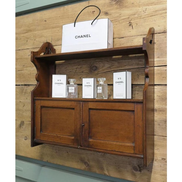 Vintage Wall Cabinet in Walnut For Sale - Image 6 of 8