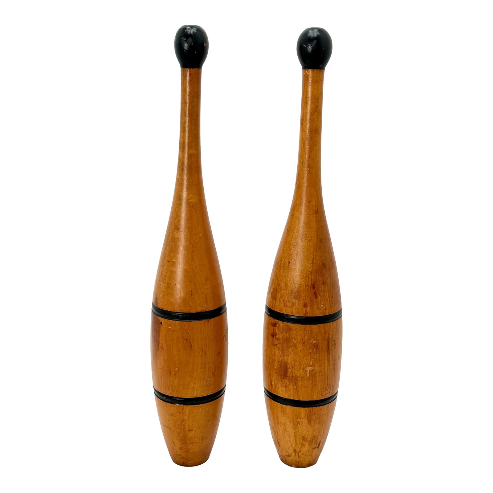 Nice Large Size Original Pair of Antique American Maple Wood 