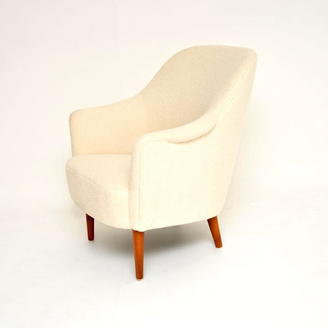 1960s Vintage Swedish Samspel Chair attributed to Carl Malmsten, 1960 For Sale - Image 5 of 9