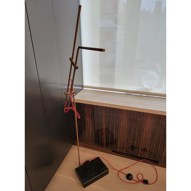 Henge Pipe Floor Lamp by Massimo Castagna For Sale - Image 4 of 12