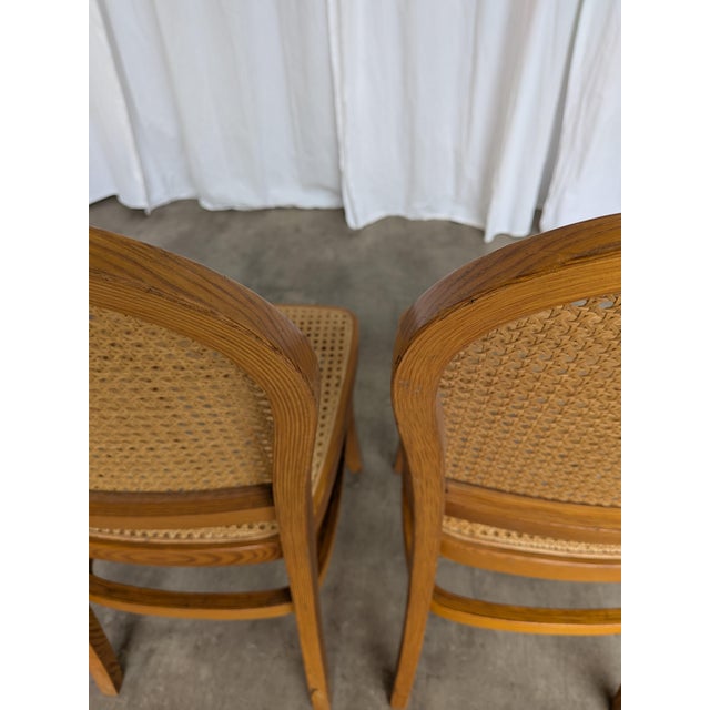 1970s Mid-Century Modern Cane Seat Dining Chair, Yugoslavia, 1970s For Sale - Image 5 of 18