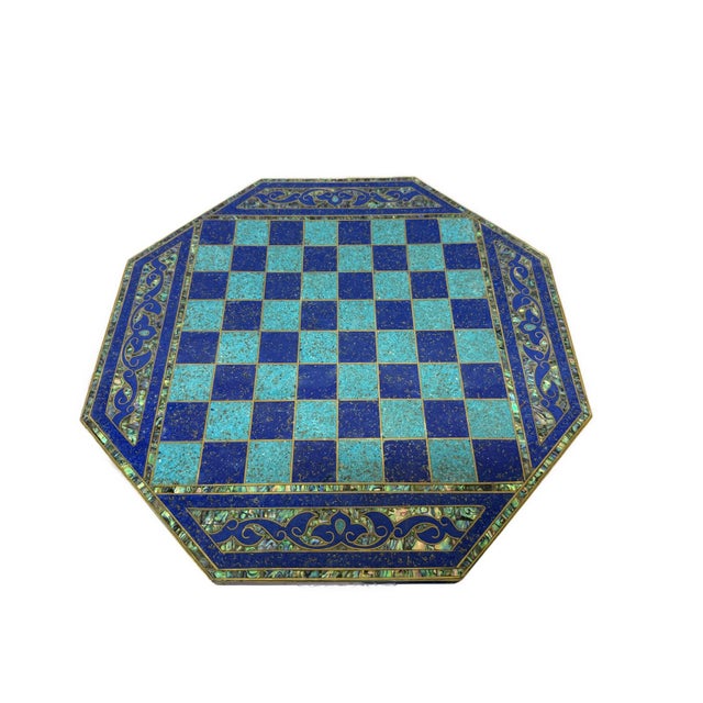This handcrafted wooden chess table is a true statement piece, inspired by traditional Middle Eastern craftsmanship. Each...