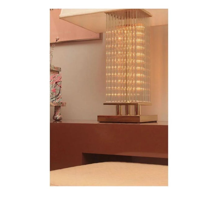 Gaetano Sciolari 1980s Gaetano Sciolari Lamp Pair For Sale - Image 4 of 7