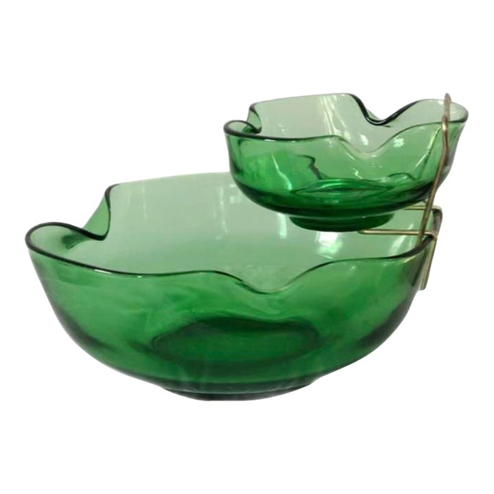 Vintage 1960s Anchor Hocking Chip & Dip Serving Bowls3 Pieces Chairish