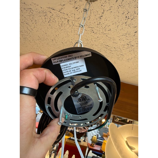 Tuxedo Park Lighting Dome Pendant For Sale - Image 9 of 11