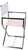Mid 20th Century Hollywood Regency Chrome and Vinyl Directors Chairs In For Sale - Image 9 of 18