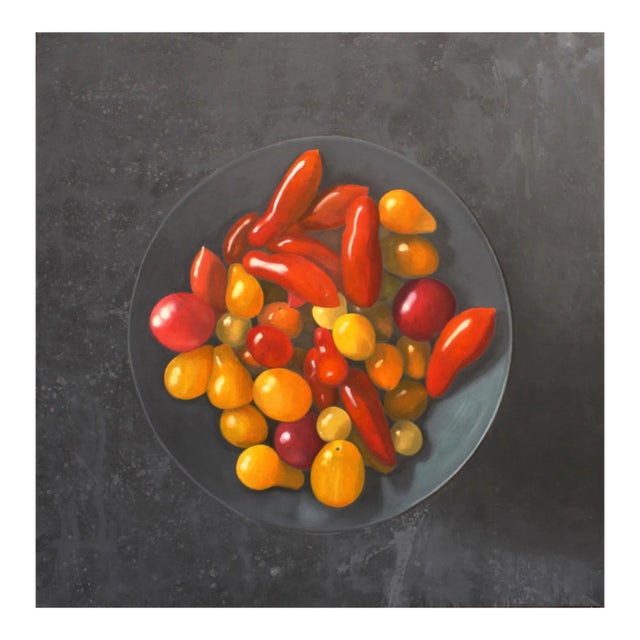 Claudine Picard, Bicolore, 2017, Oil on Canvas For Sale