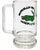 Vintage "Save the Alligator Eat a Preppy" Glass Stein For Sale - Image 4 of 9