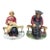 Pair 19th Century French Hand-Painted Cast Iron Figural Bookends For Sale