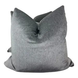 Holly Hunt "New Fortune" in Lucky Strike Indoor/Outdoor Velvet Pillows- a Pair