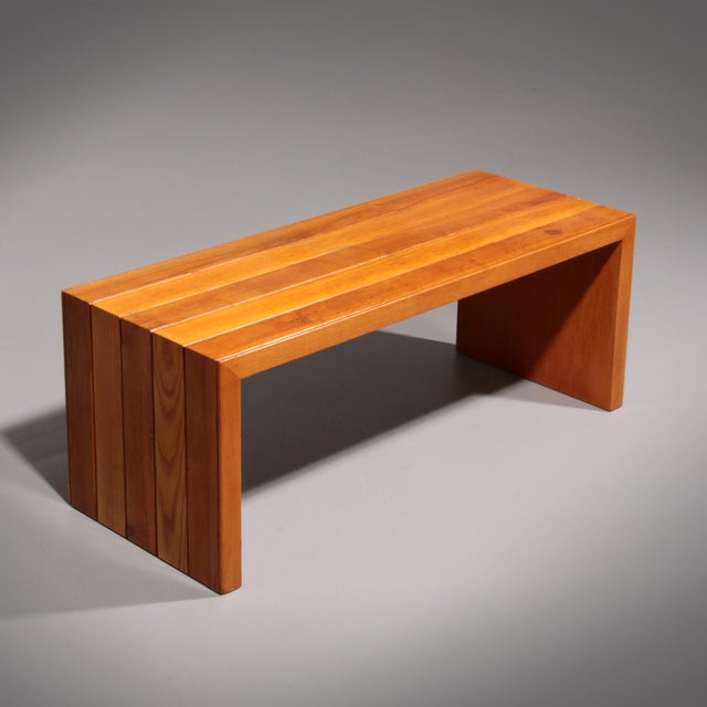 Mid-Century Italian Beechwood Bench, 1960s For Sale - Image 12 of 12