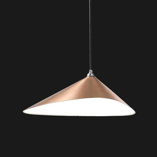 Metal Emily II Pendant in Steel with Dark Bronze Finish by Moss Objects For Sale - Image 7 of 12