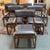 B&B Italia B&b Italia Simplice Leather Arm Chairs, Set of Six For Sale - Image 4 of 12
