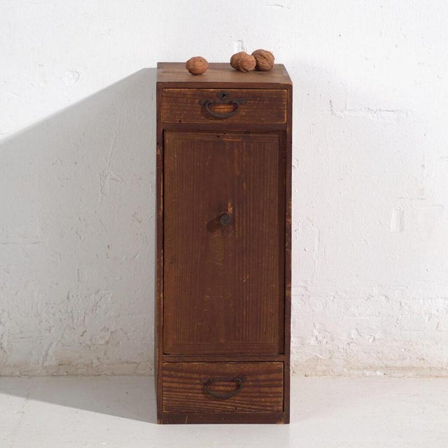 Japanese Cedar Cabinet in Wood For Sale - Image 9 of 12