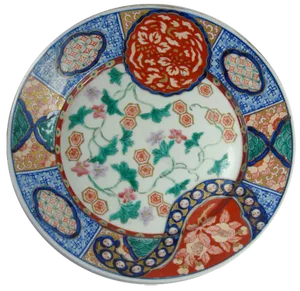 19th Century Porcelain Plate Hichozan Shinpo, Japan