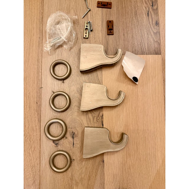 Pair of Ethan Allen White Curtains– 103" in Height For Sale - Image 9 of 9