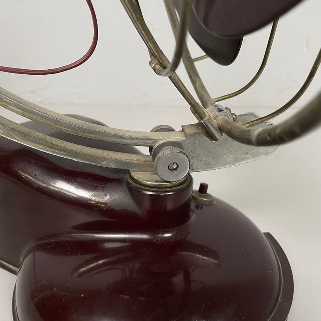 Mid-Century Modern Italian Table Fan by Elettrodomestici San Giorgio, 1960s For Sale - Image 12 of 17