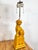 Ceramic Vintage Yellow Ceramic Foo Dog Lamps - A Pair For Sale - Image 7 of 12