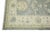 Modern Early 21st Century Gray Multicolor Floral Design Handwoven Wool Turkish Oushak Rug 3'1" X 10'7" For Sale - Image 3 of 7