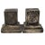 Gray Vintage Neoclassical Greek Roman Michelangelo Architectural Column Bookends - a Pair For Sale - Image 8 of 8
